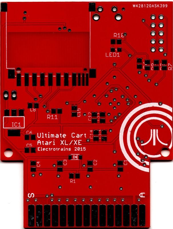 Atari XE/XL Ultimate Cart PCB