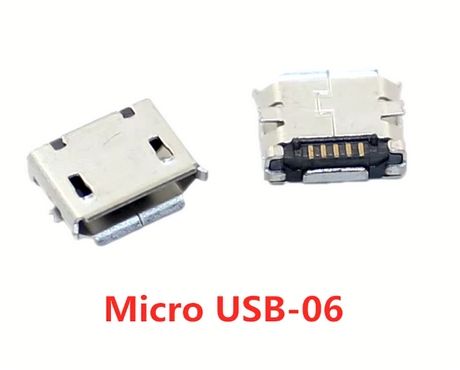 Gniazdo micro USB 5 pin do druku #06