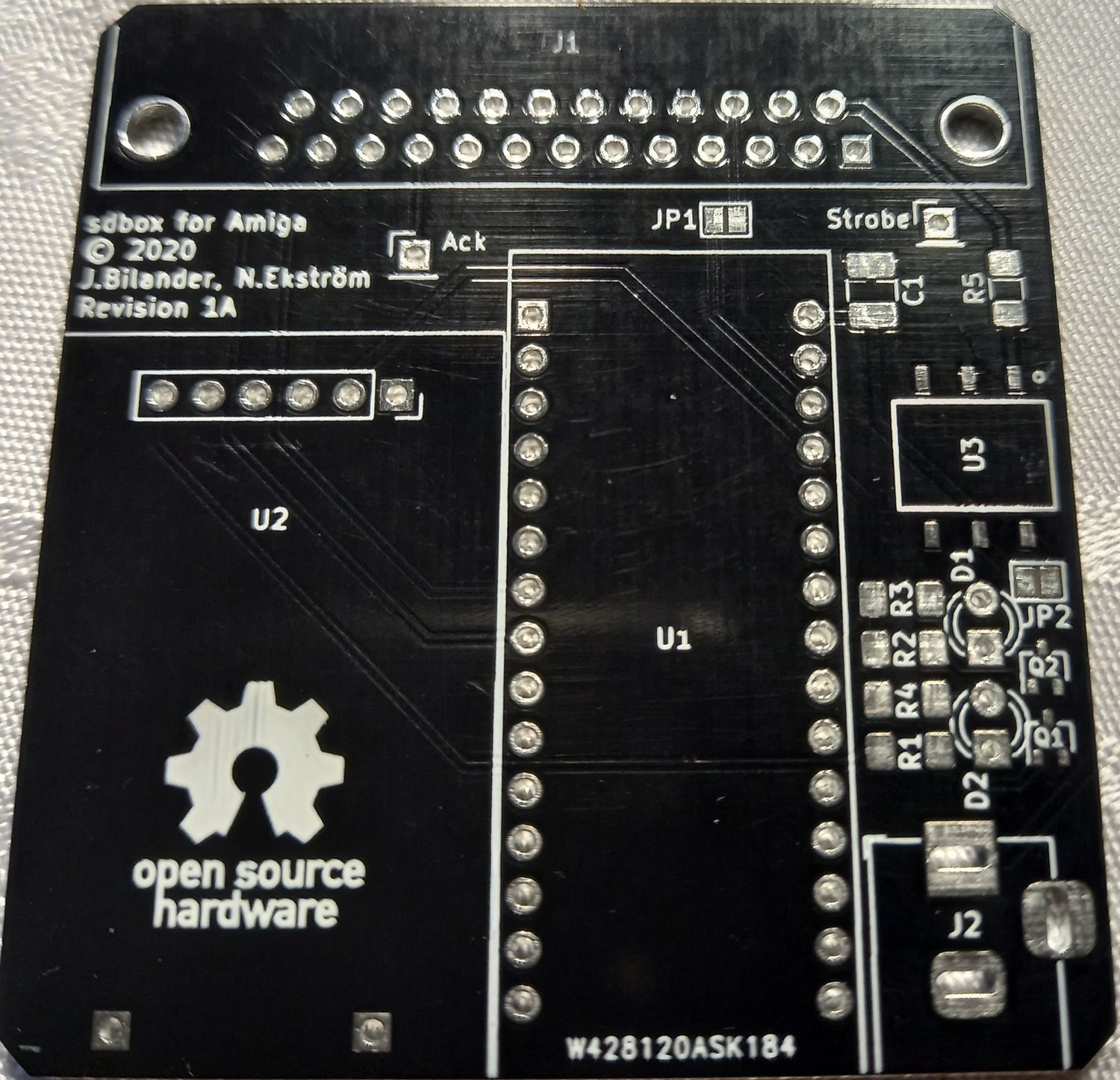 Płytka PCB Amiga SDbox