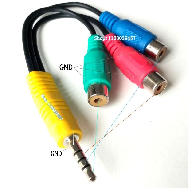 3.5mm TRRS Jack Plug, 4-pin