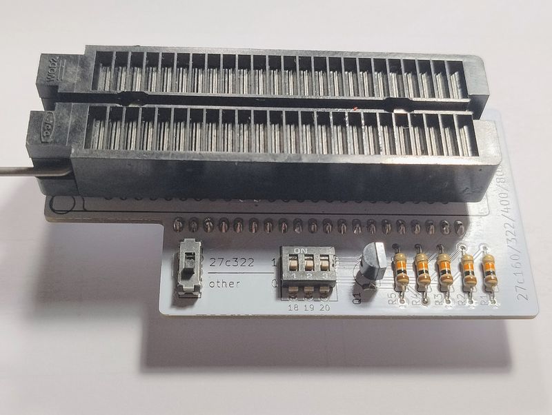 Adapter do programatora TL866 dla 27C322/160/800/400.