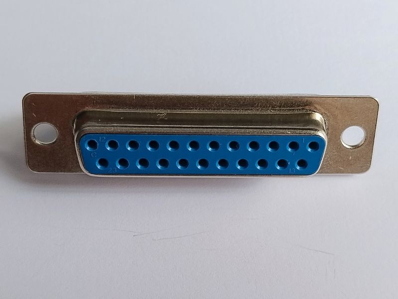 Female DSUB 23 connector, used among others in Amiga as a video/RGB port connector