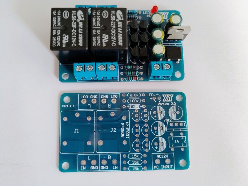 Two-channel speaker protection against DC voltage