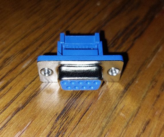 DSUB 9 Female Connector for Ribbon Cable (IDC)