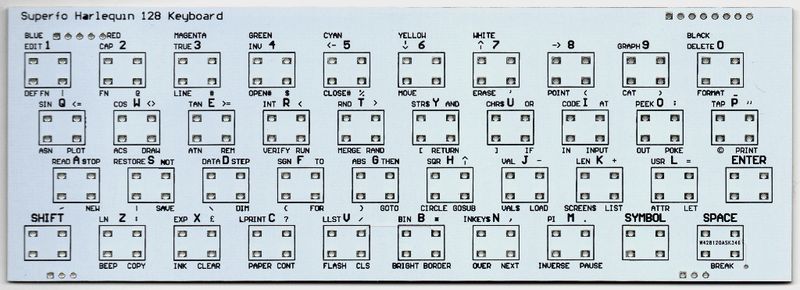 Harlequin 128 Direct-Connect Keyboard PCB