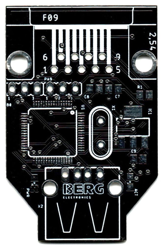 Płytka PCB do projektu HID2AMI do Amigi