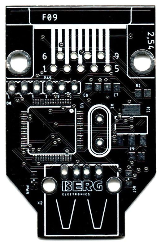 Płytka PCB do projektu HID2AMI do Amigi