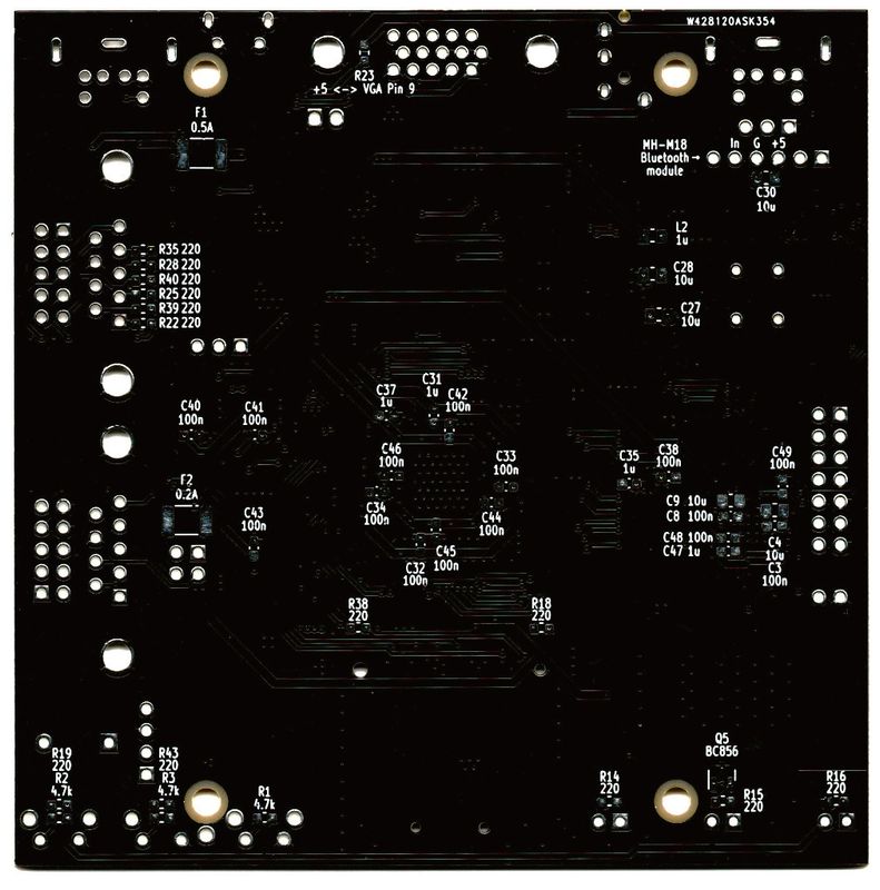 ZX UNO 1010 PCB for ZX Spectrum FPGA clone project