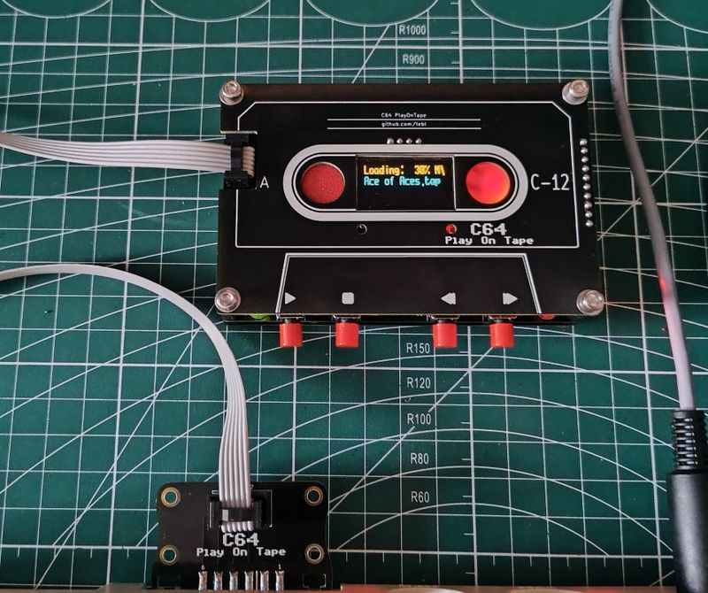 Odtwarzacz plików TAP dla Commodore 64 - Tapuino