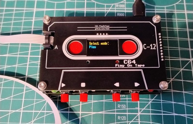 TAP File Player for Commodore 64 - Tapuino