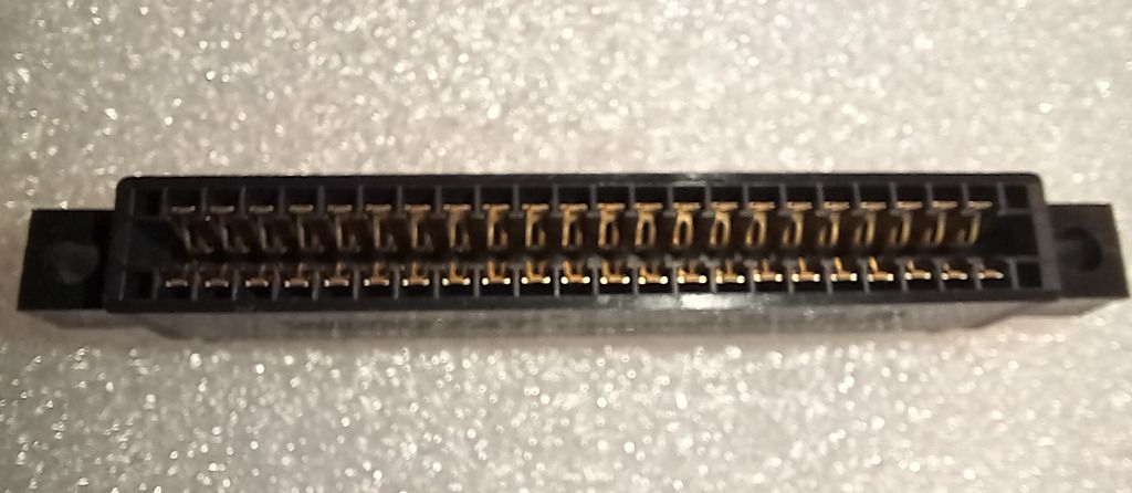 Złącze krawędziowe 2x22 pin, rozstaw 2,54mm