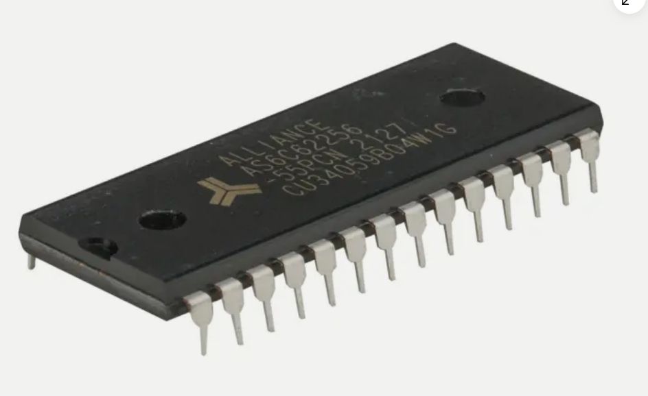 Pamięć statyczna RAM AS6C62256, 32k x 8, DIP 28