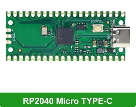 Mikrokontroler Raspberry Pi Pico, RP2040, 32 bity, ARM Cortex-M0+