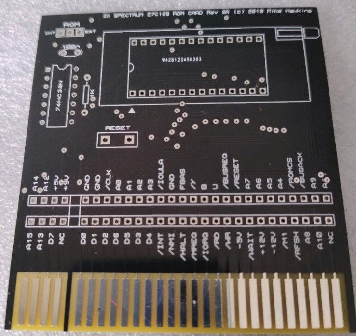 Płytka PCB kartridża ZX Spectrum ROM