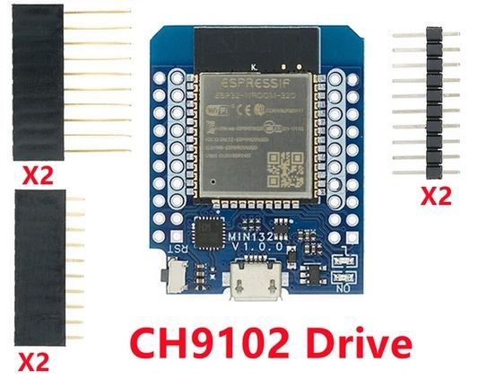 Mikrokontroler Wemos Mini D1 ESP8266 ESP-32S CP2104, USB-C