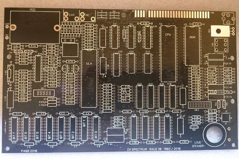 Płytka PCB ZX Spectrum 48 issue 3B