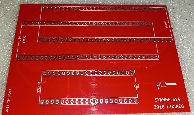Płytka PCB Kickstart ROM do Amiga 1000