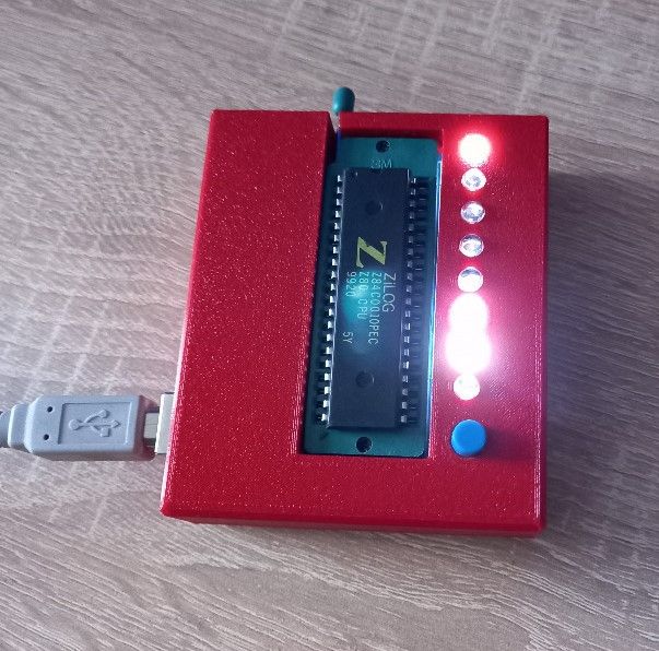 NOP tester do procesorów Z80 w obudowie DIP 40