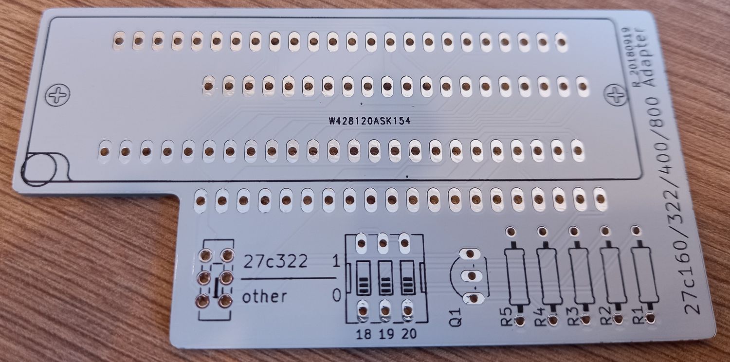 Płytka PCB adaptera dla EPROM 27C160/322/400/800