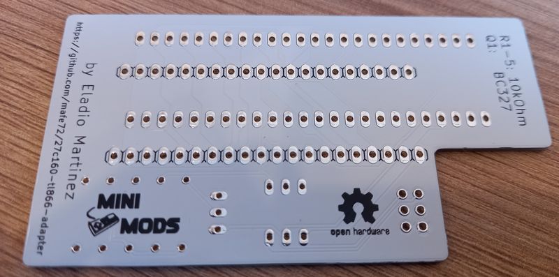 PCB adapter board for EPROM 27C160/322/400/800