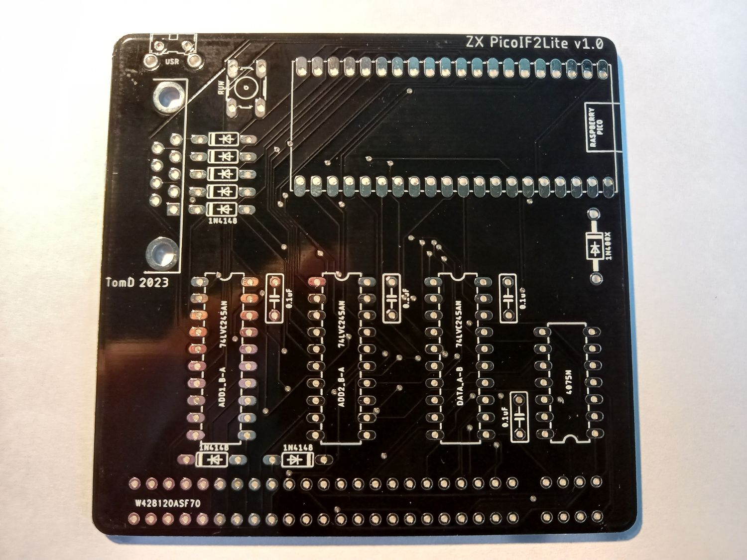 Płyta główna do projektu ZX Pico IF2Lite