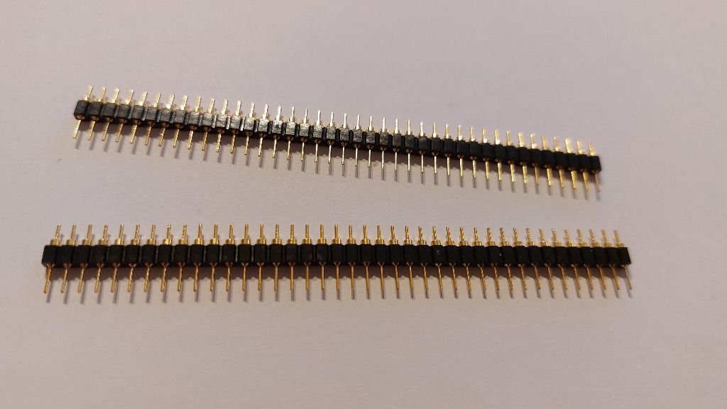 Złącze męskie precyzyjne 1X40 - 2,54mm GOLDPIN