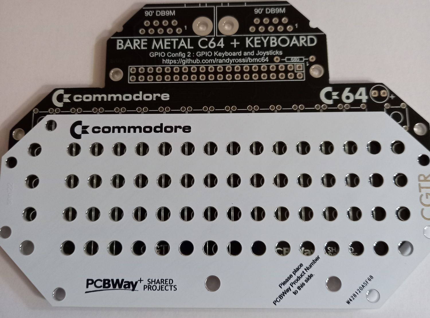 Płytka PCB emulatora Commodore C64, BMC 64