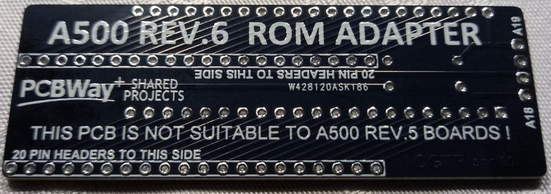 Amiga ROM Adapter PCB ver.5 or 6 to choose from