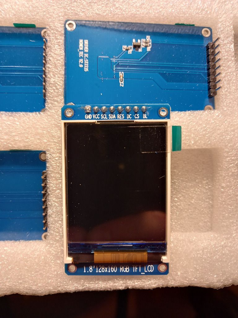 Wyświetlacz TFT RGB 1,8 cala, interfejs SPI, sterownik ST7735S