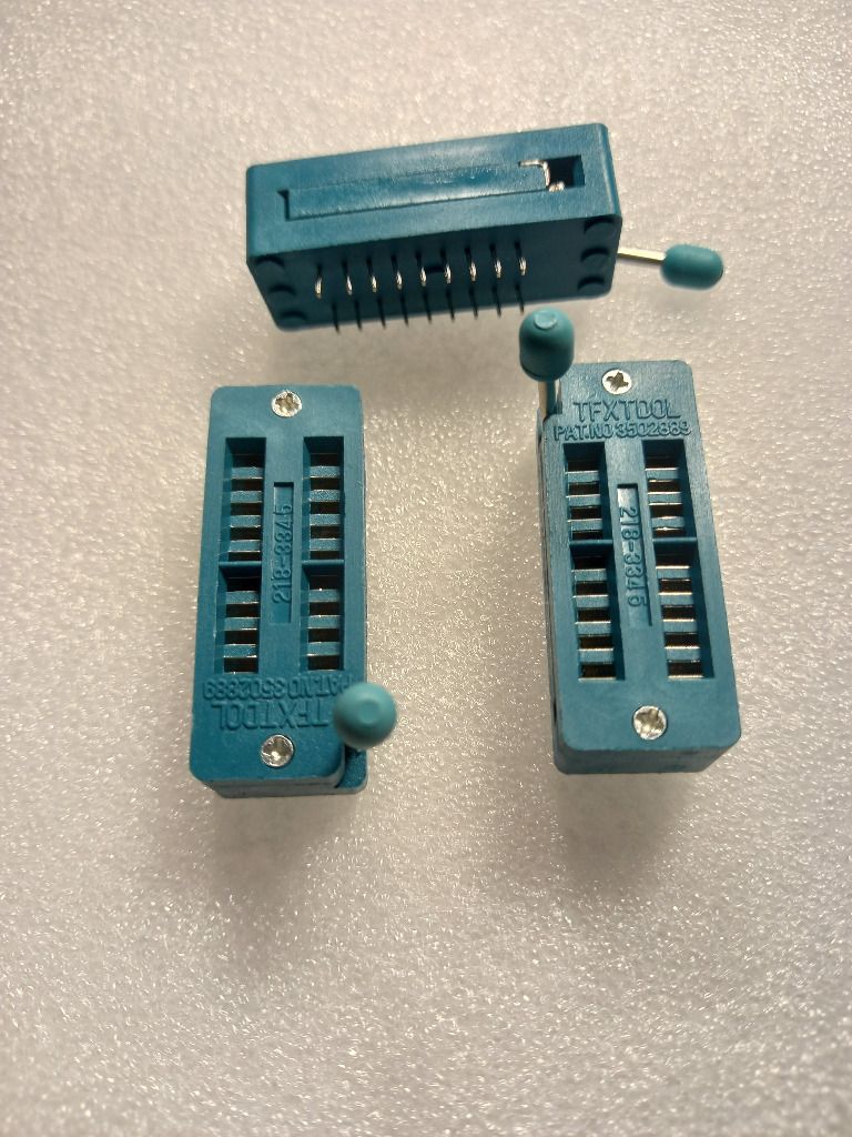 Podstawka ZIF (zero insertion force) 18 pin