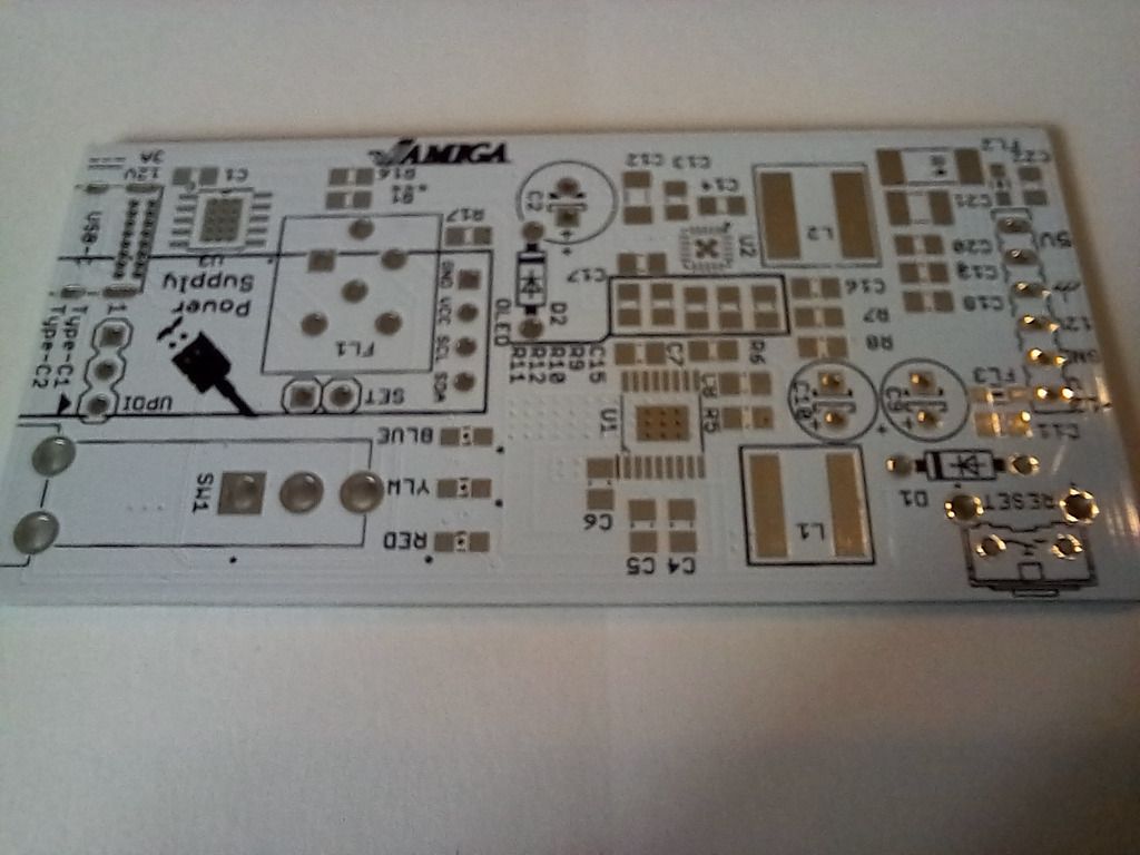 Płytka PCB zasilacza do komputera Amiga