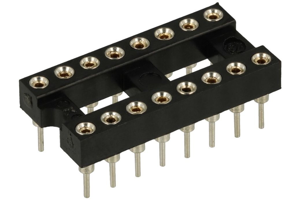 Podstawka precyzyjna DIP 8, raster 2.54mm