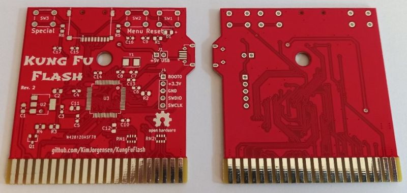 KungFu Flash Cartridge PCB for Commodore