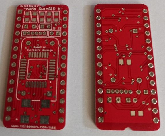 PCB replacement for SID chip, nano SwinSID