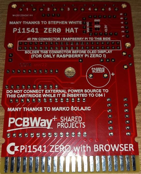 PCB for Pi1541 emulator with browser