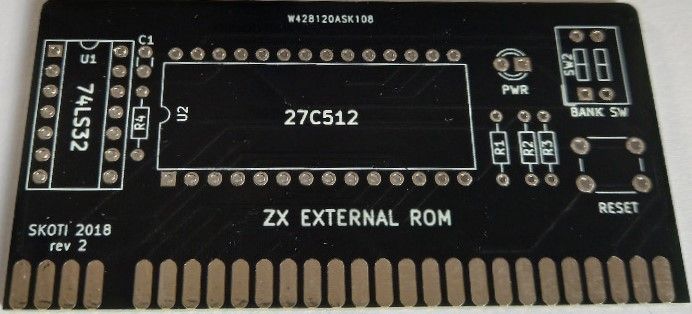 ​Płytka PCB kartridża diagnostycznego do ZX Spectrum
