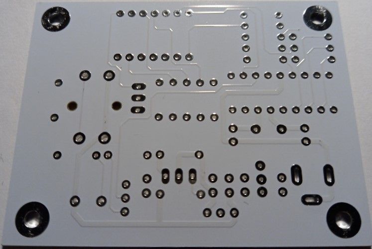PCB board for so-called crystal testers and frequency meter