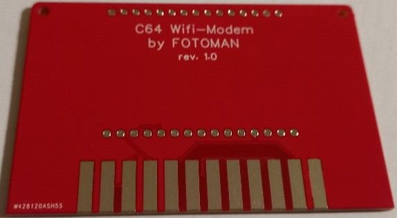 PCB board for Wi-Fi modem project for Commodore