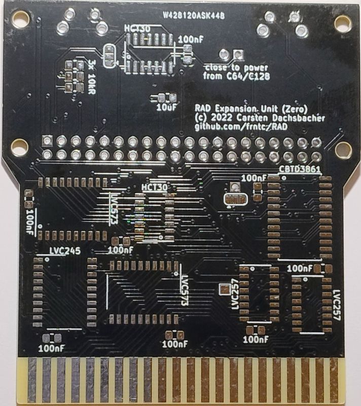 Multilayer PCB Cartridge for Commodore 64/128