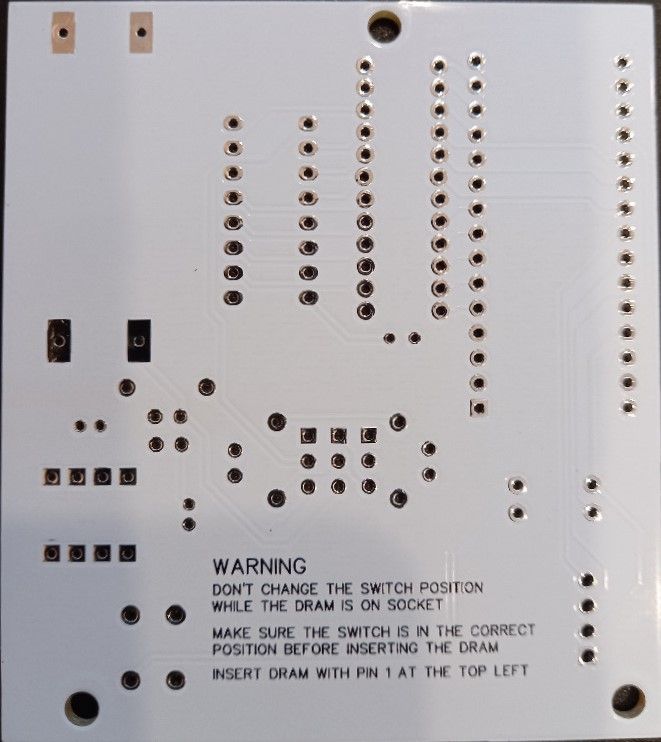 DRAM Memory Tester PCB for 4116, 4164/256 and 4532