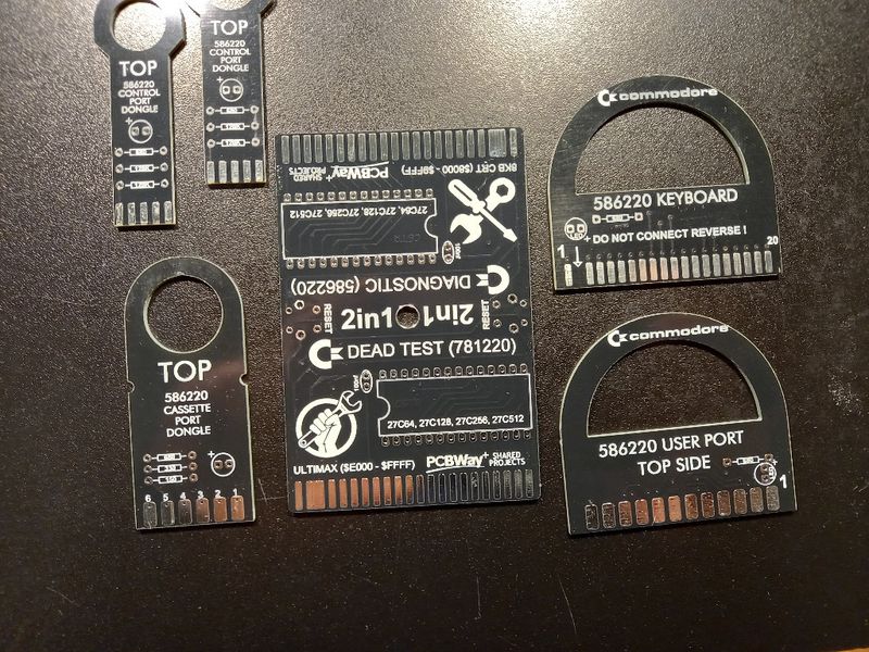 PCB Set DEAD TEST 781220 and DIAGNOSTIC 586220