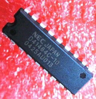 Pamięć DRAM 41464-10 albo 41464-15, 64k x 4 firmy NEC