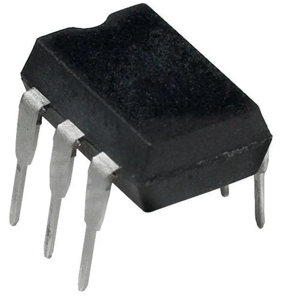 Transoptor 4N25, obudowa DIP 6