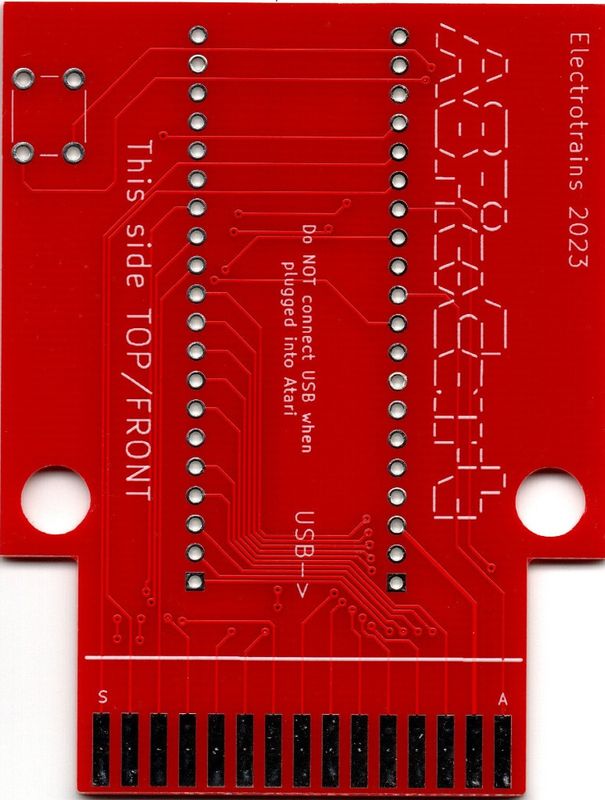 A8PicoCart Cartridge PCB for Atari XL/XE