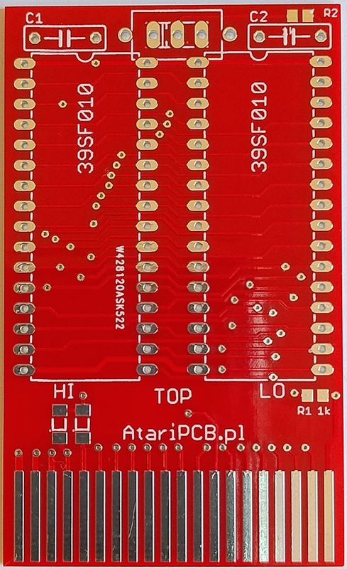 Płytka PCB kartridża do Atari ST