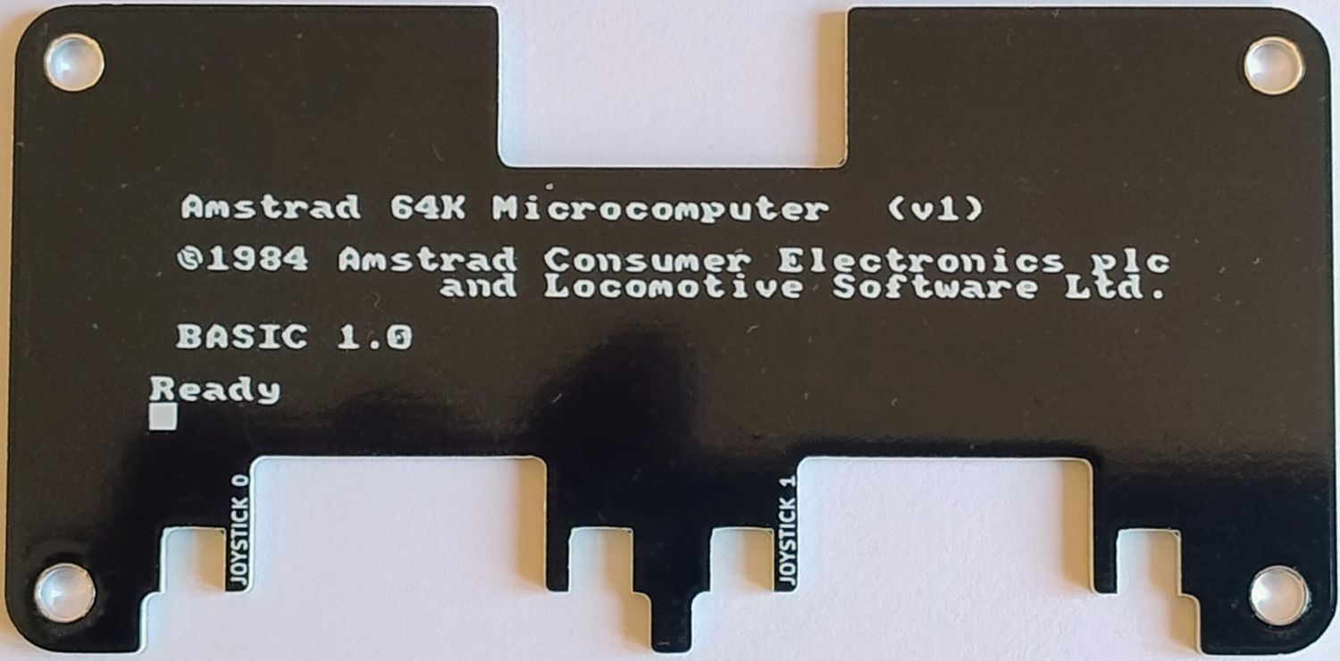 Płytka czołowa PCB joystick splitter do CPC 464