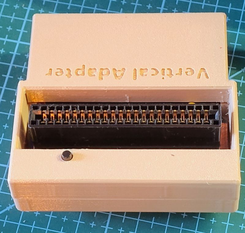 Angled Adapter for Commodore with Reset Button