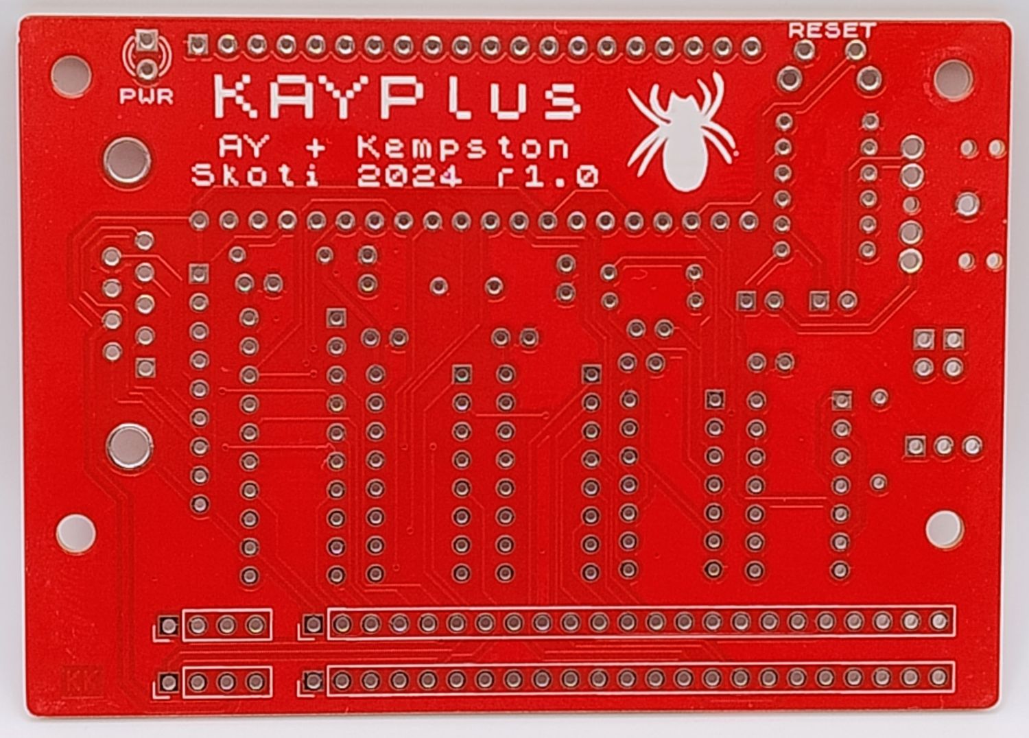 Płytka PCB kartridża układu dźwiękowego AY + interfejs Kempston