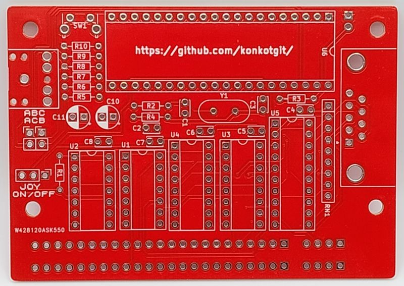 AY Sound Chip Cartridge PCB + Kempston Interface