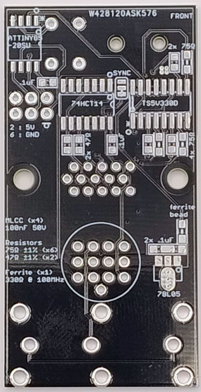 RGB to VGA Adapter PCB for Atari ST/STE